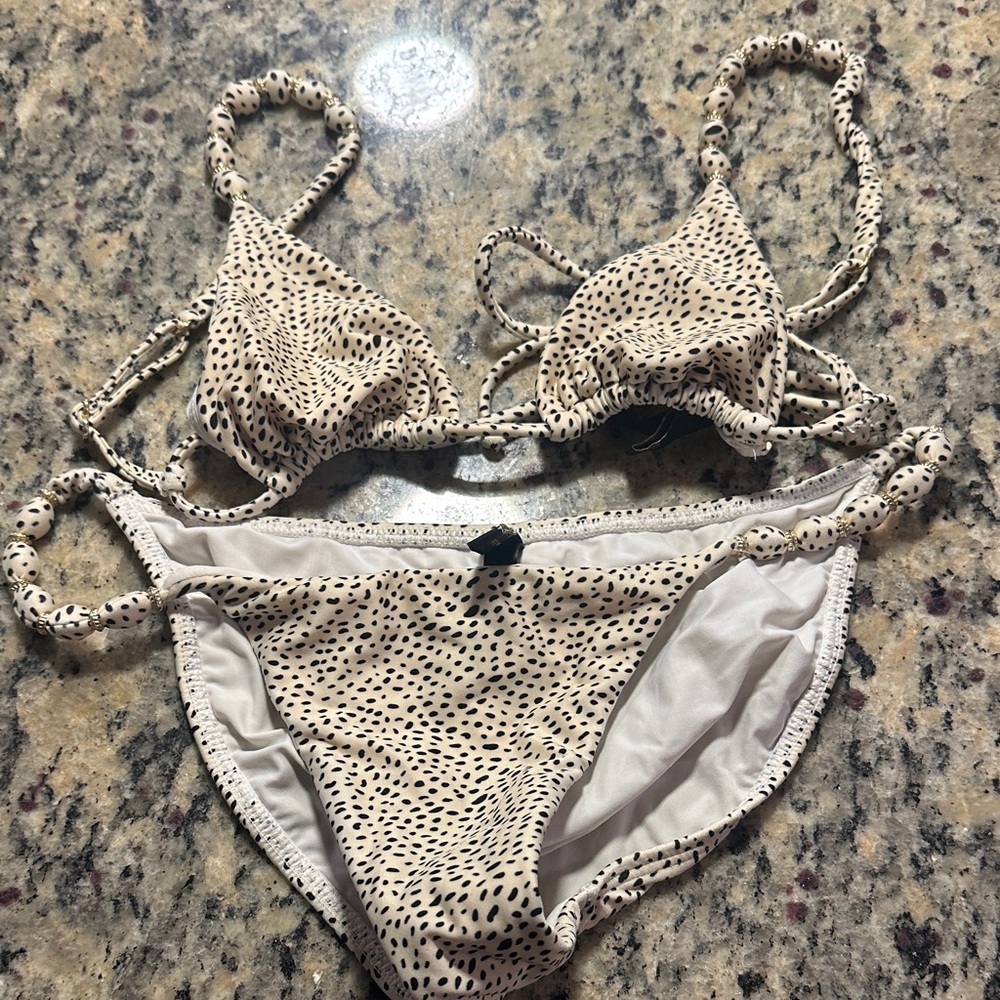 Vix Swimwear Beads Bikini Set XS